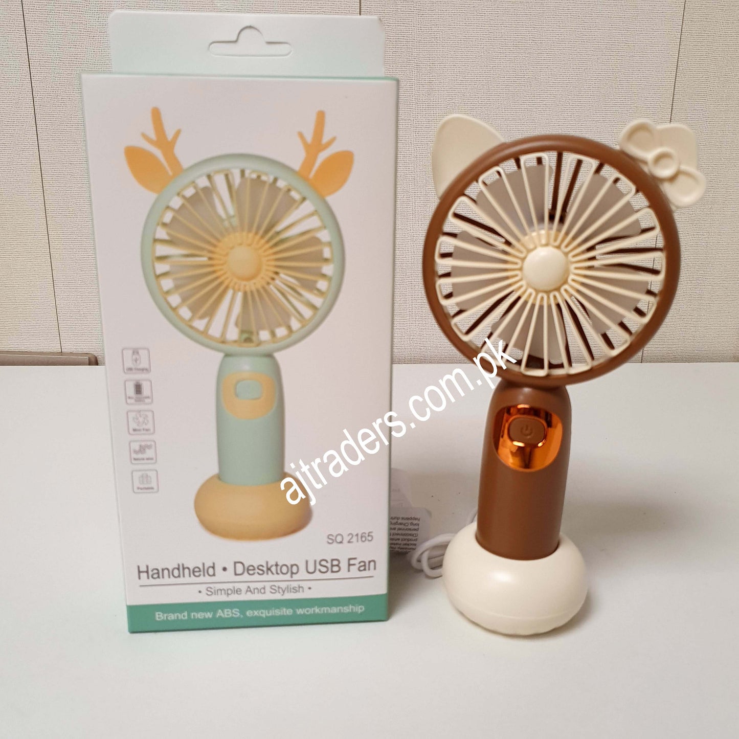 Handheld Desktop Mist USb Fan , 21700