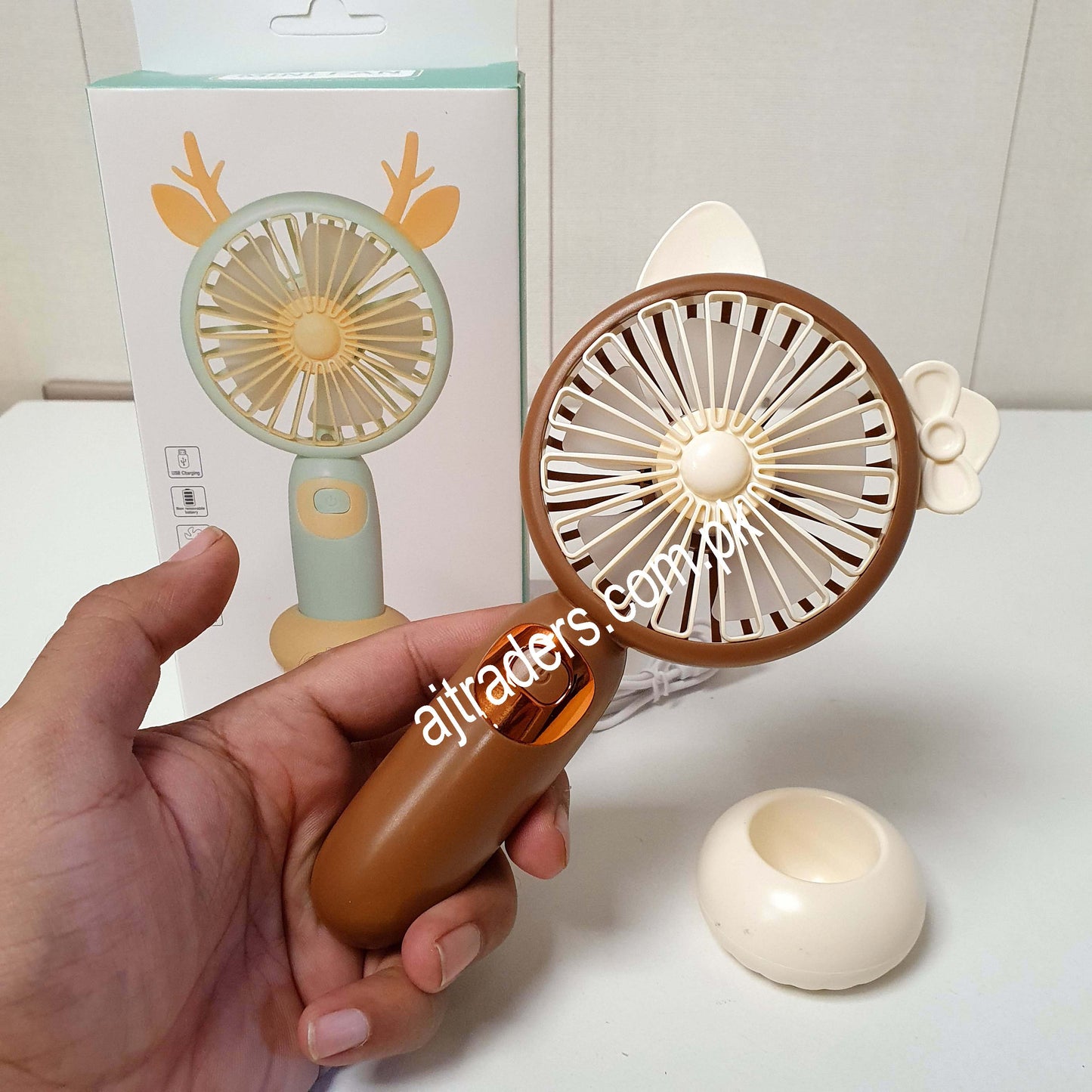 Handheld Desktop Mist USb Fan , 21700