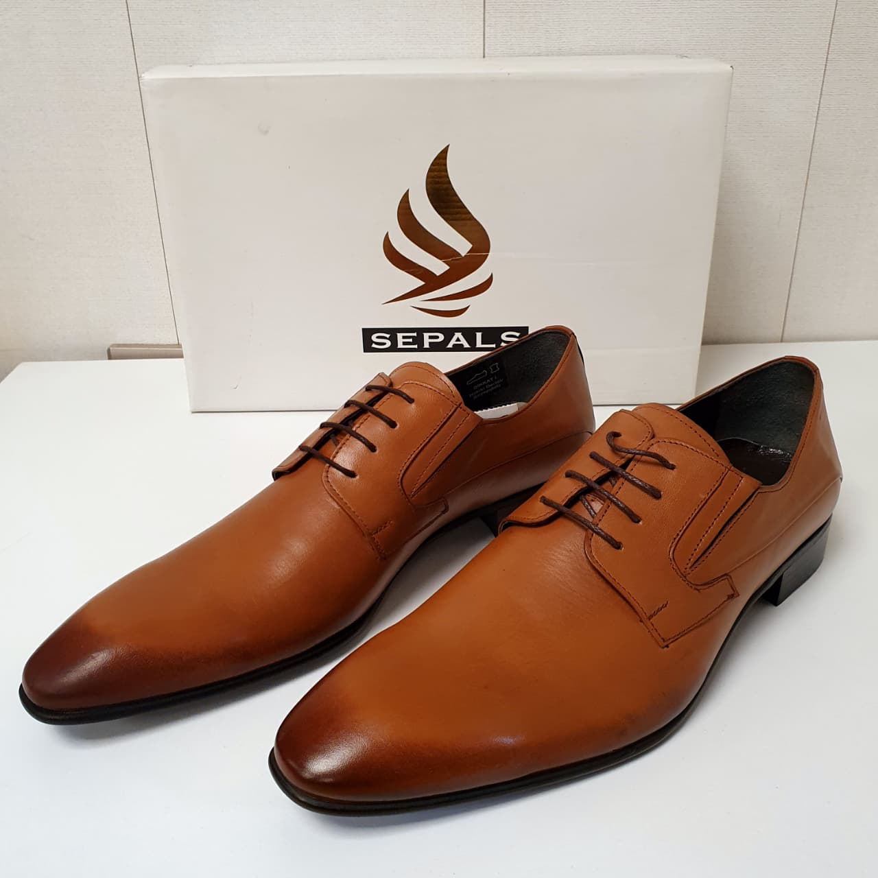 Turkish Hand Made Shoes By Sepals Camel Brown, Art # 52