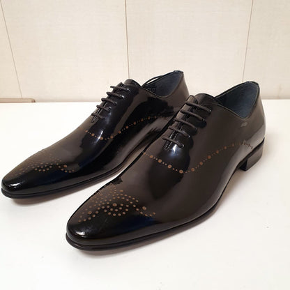 Seapals Black Design Leather Hand made Shoes Art # 72, 12950