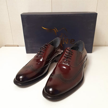 Vintage Antique Style Hand Made Shoes Maroon Black art # 76, 12950