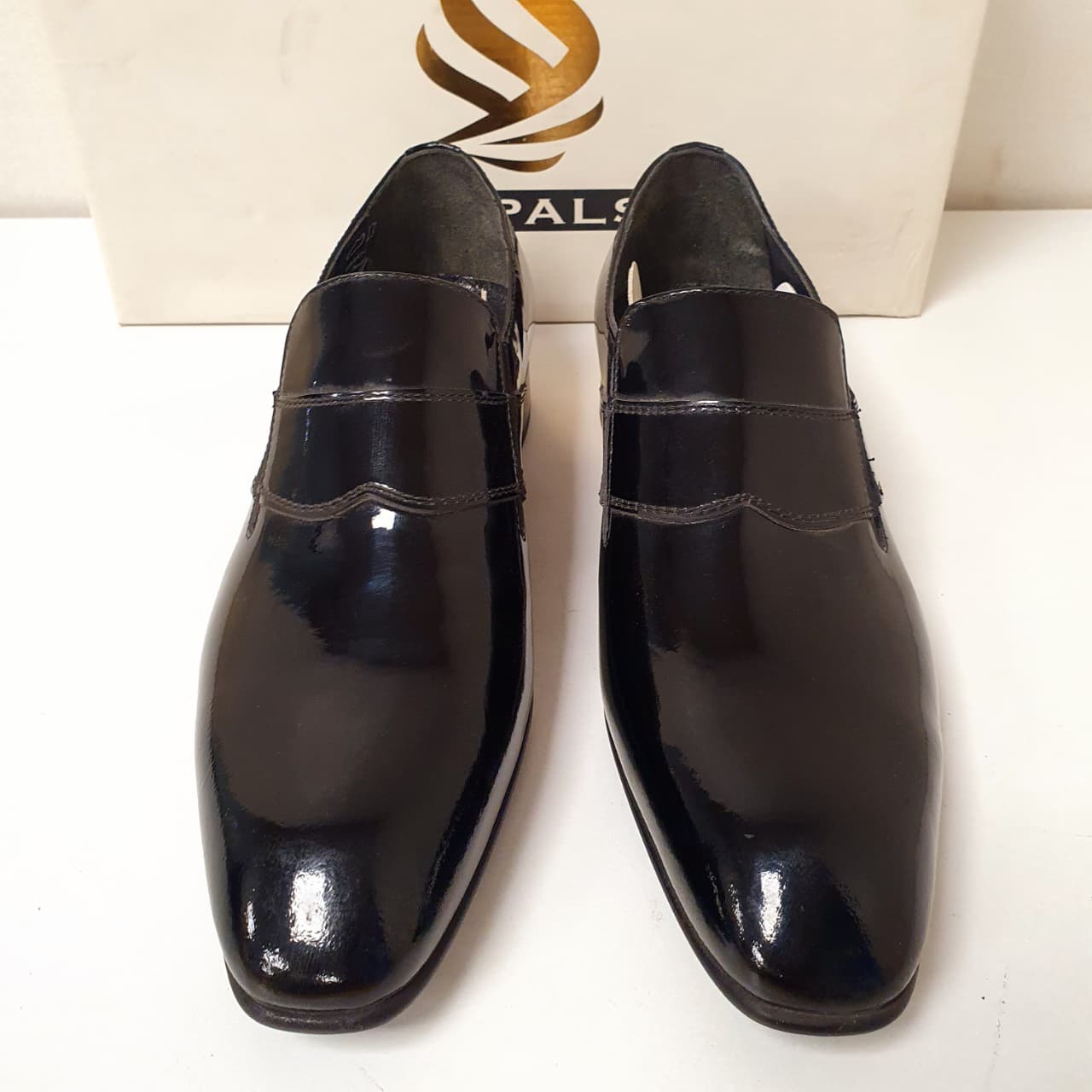 Black Hand Made Shoes By Turkish Leather Vintage Style Art # 81, 12950