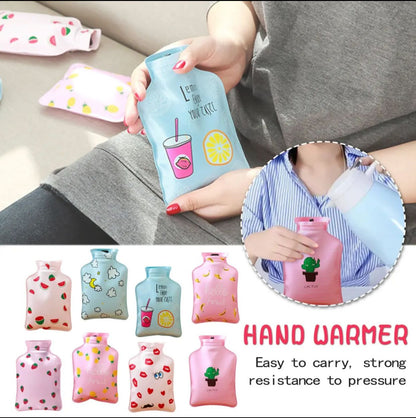 Compact Good Night Hot Water Bottle - Portable Hand Warmer