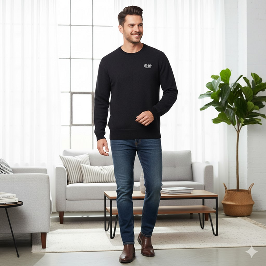 Min Trend branded Mens Black Sweater , 103550