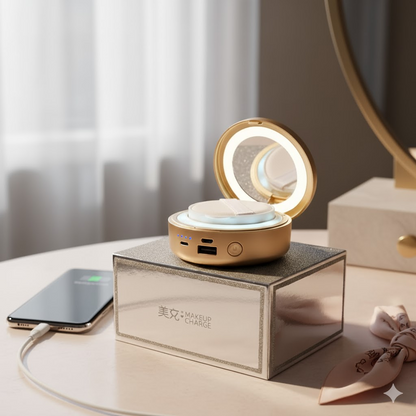 Makeup Kit with Power Bank and Led Light  32950