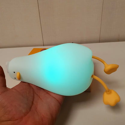 silicone Laying Peace Duck Touch Lamp Multi Lights , 61300