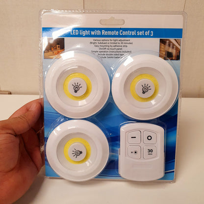 3 in1 Remote Lights For Kitchen Wardrobes, 61800