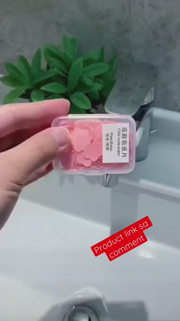 Petal Soap Paper Blue Or Yellow, 61150