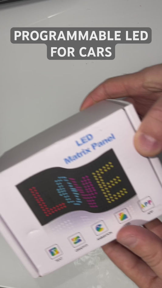 Led Matrix Panel with Remote Works with Mobile, 121750