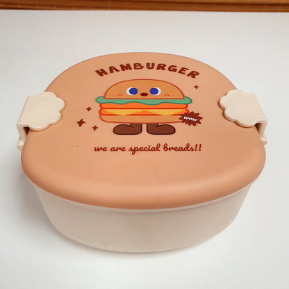 Lunch box hamburger style