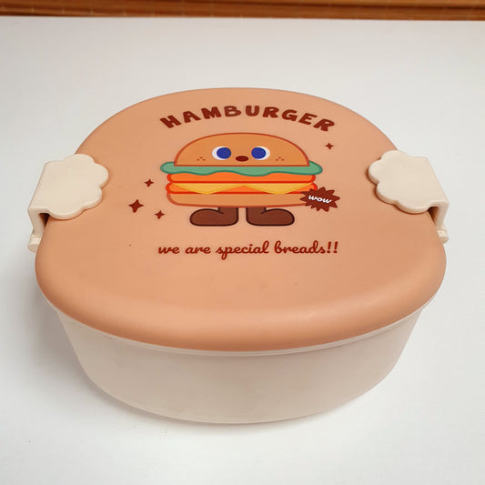 Lunch box hamburger style