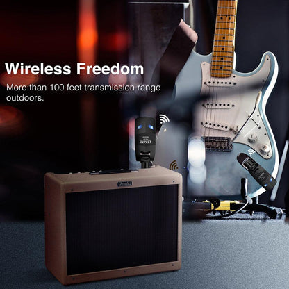Wireless Guitar Audio Transmitter Receiver