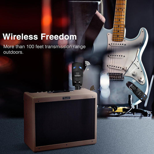Wireless Guitar Audio Transmitter Receiver