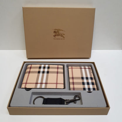 Burberry gents wallet gift pack