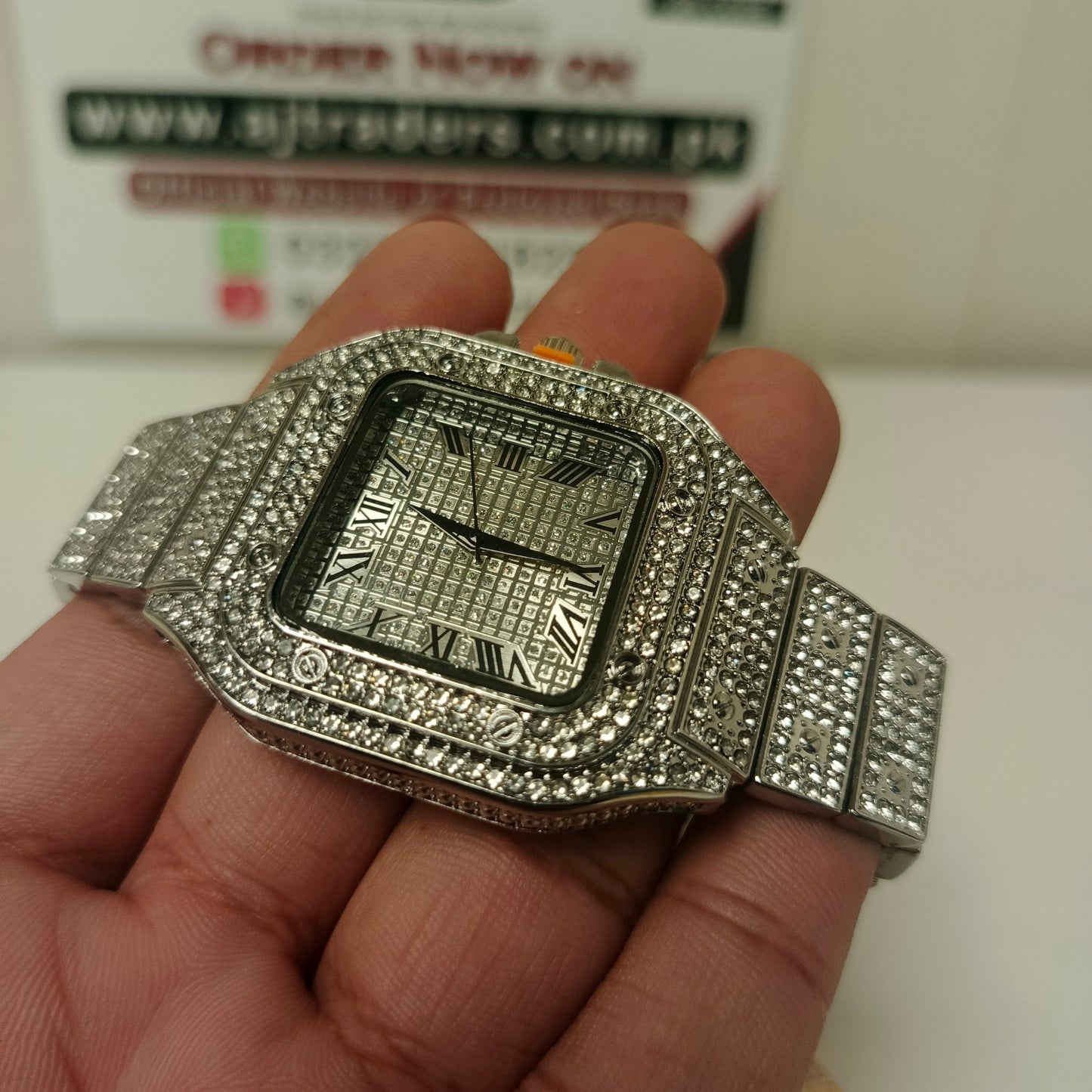 Crystal Decorated Ladies Watch , 61650