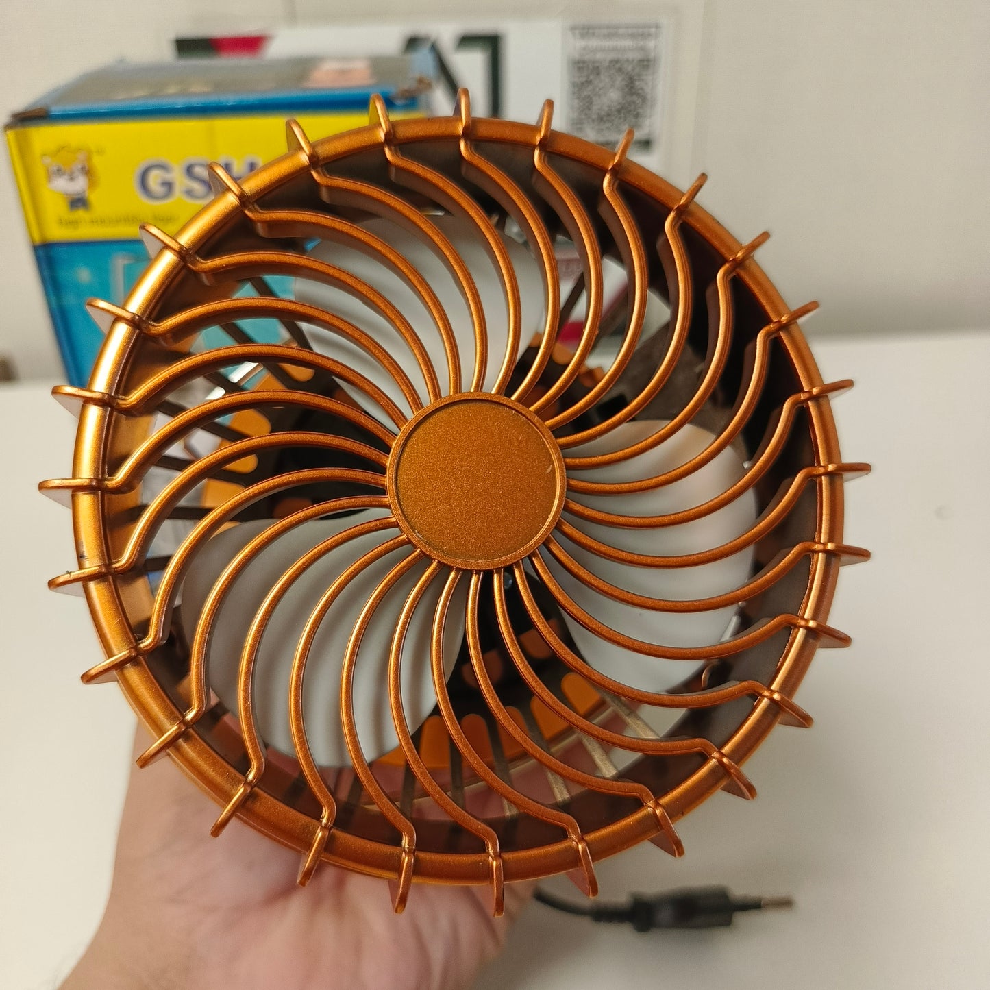 Solar Rechargeable Light + Fan Model GSH 9399