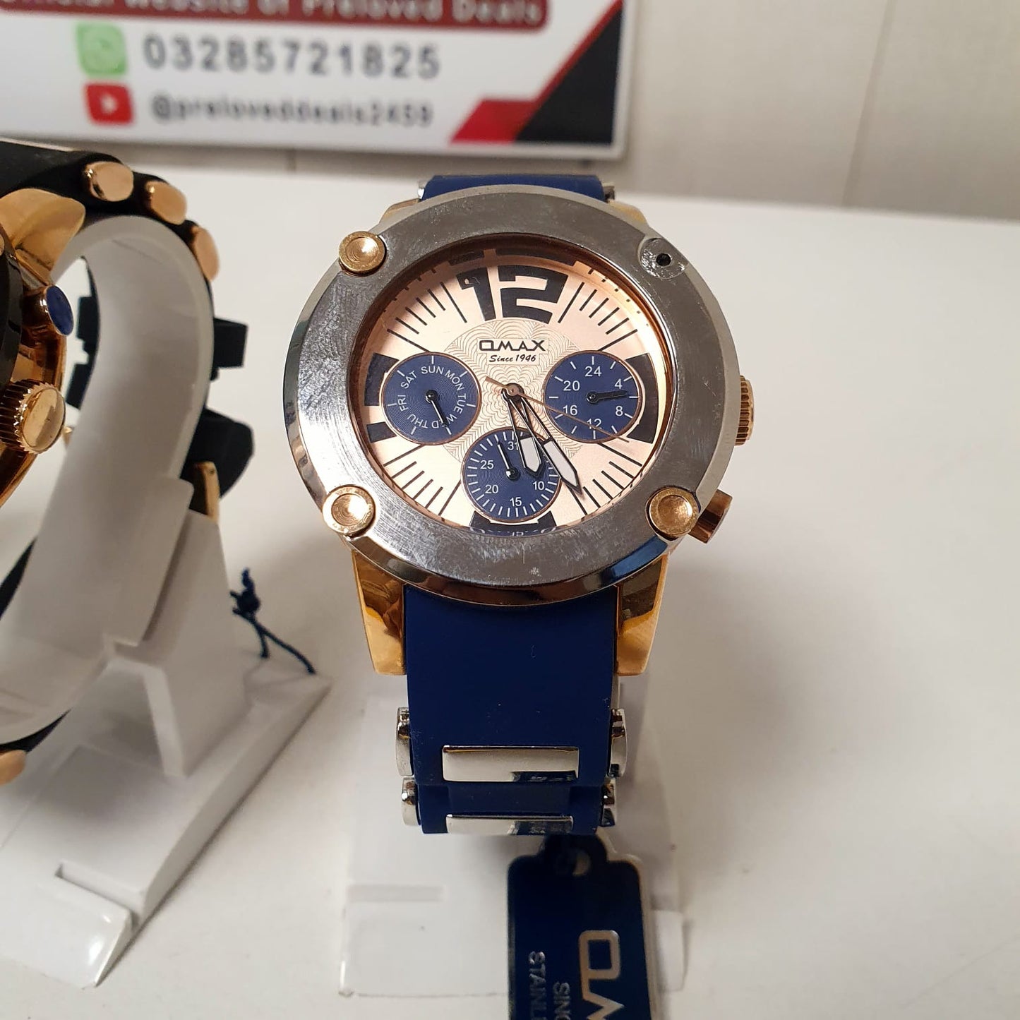 Omax Cosmo Graph quartz chronograph Watch, 301250