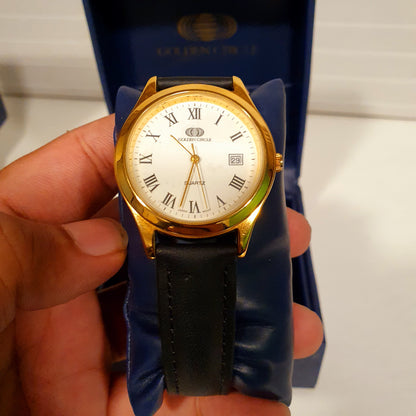 Golden Circle Couple Watch Gift Set