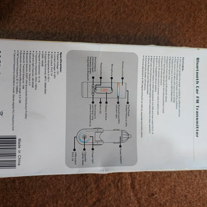 Car mobile charger with extra fm transmeter
