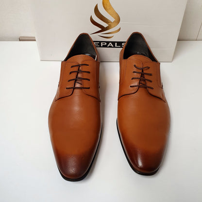 Turkish Hand Made Shoes By Sepals Camel Brown, Art # 52