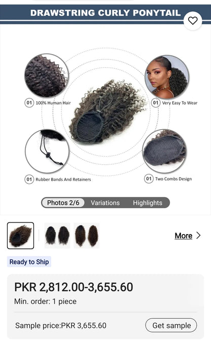 Hair extension jhorha
