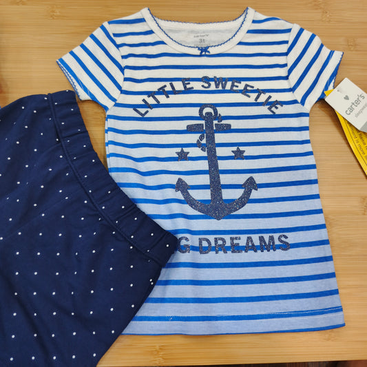 Carters 2 piece girls set