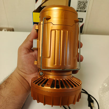 Solar Rechargable Fan + Light GSH 9299