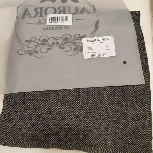 Grey Black Style Fabirc for Coat or waist Coat 2 meter 23450