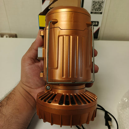 Solar Rechargable Fan + Light GSH 9299