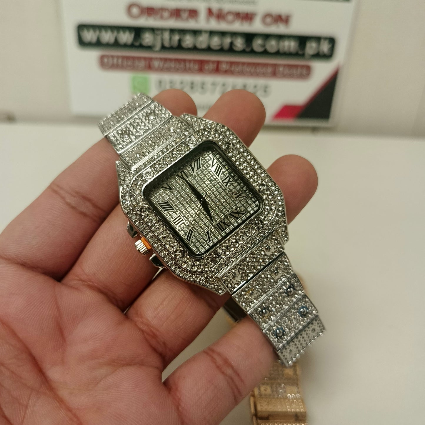 Crystal Decorated Ladies Watch , 61650