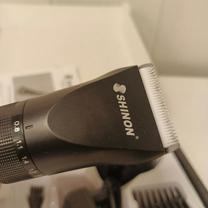 Professional High Quality Rechargeable Trimmer with Charging Dock and Multiple Combs
