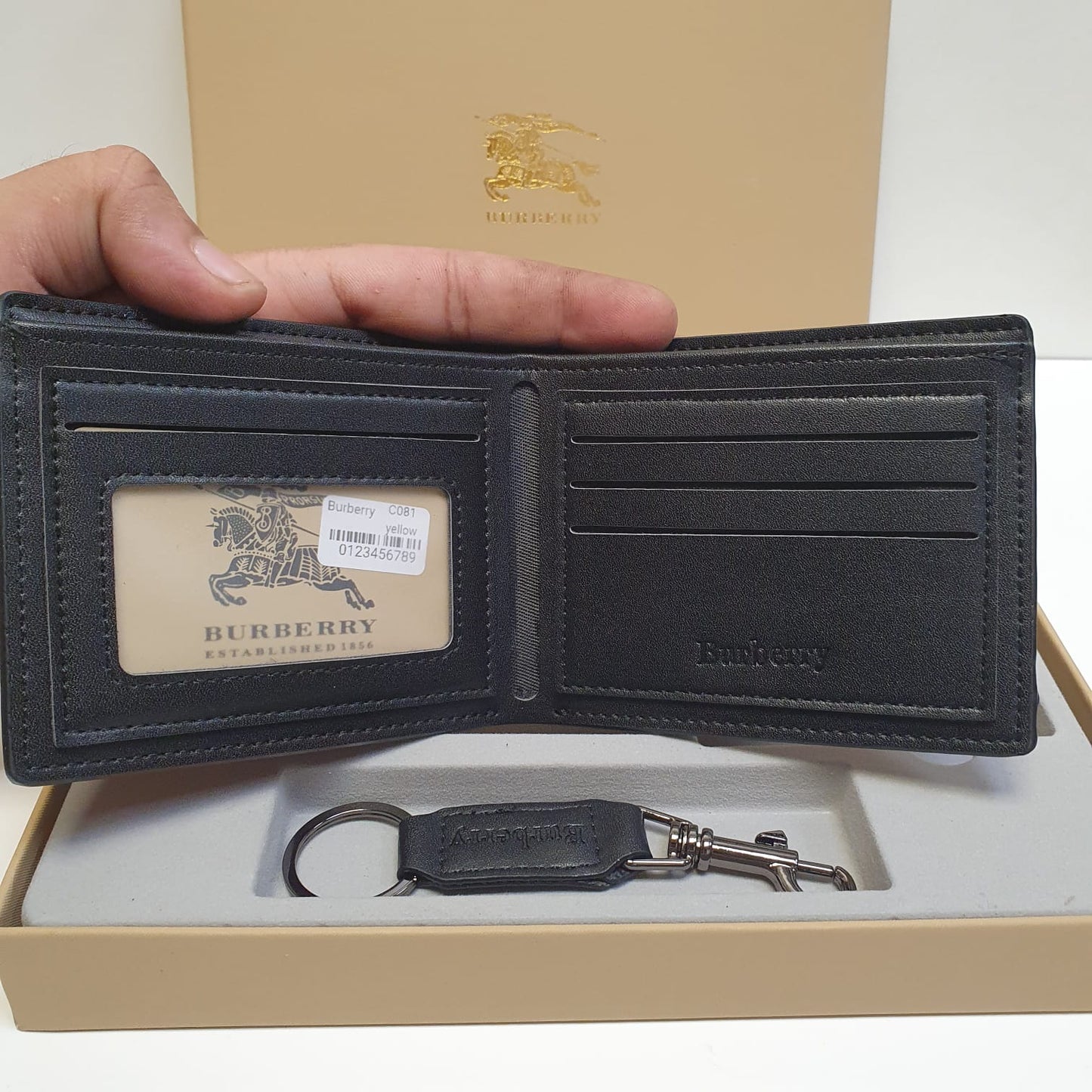 Burberry gents wallet gift pack