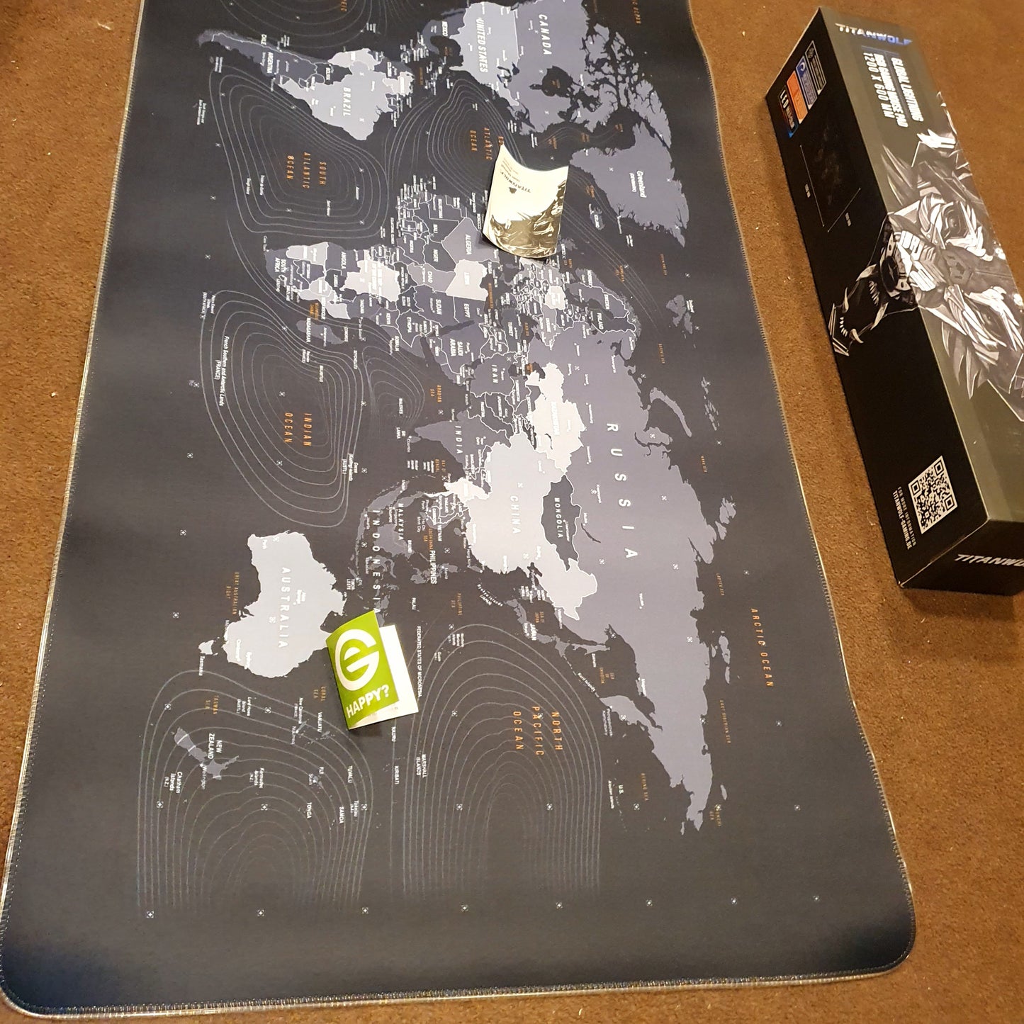 RGB Titanwolf Gaming Mousepad 52750