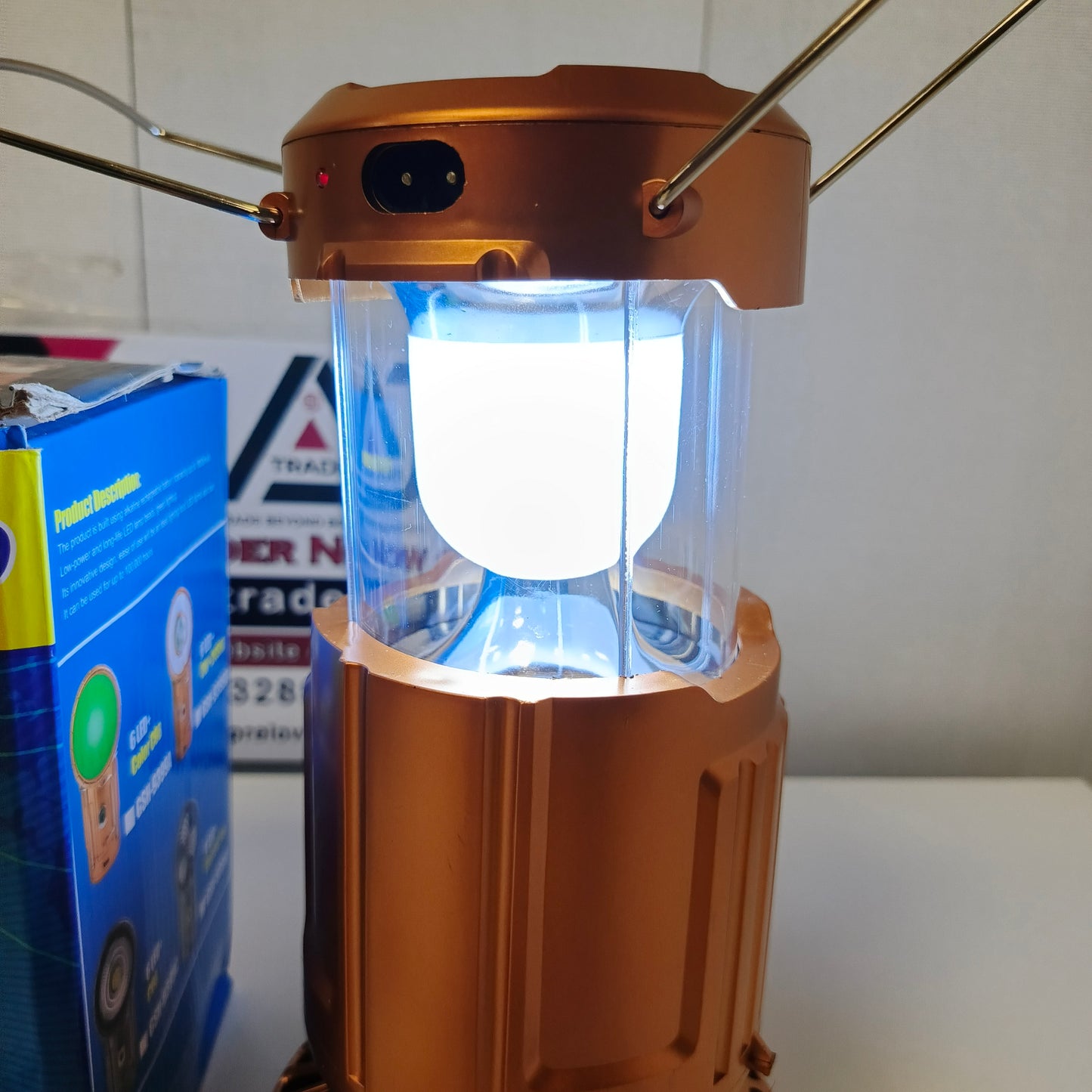 Solar Rechargeable Light + Fan Model GSH 9399