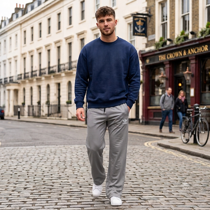 Addidas Grey Flexi Trouser, 3444