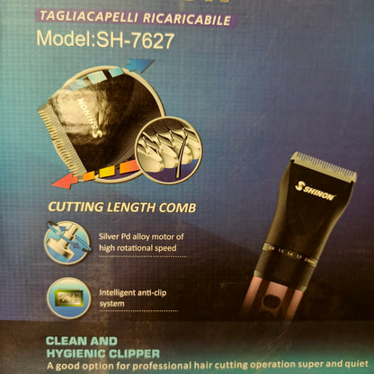 Professional High Quality Rechargeable Trimmer with Charging Dock and Multiple Combs