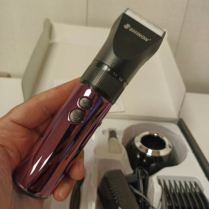 Professional High Quality Rechargeable Trimmer with Charging Dock and Multiple Combs