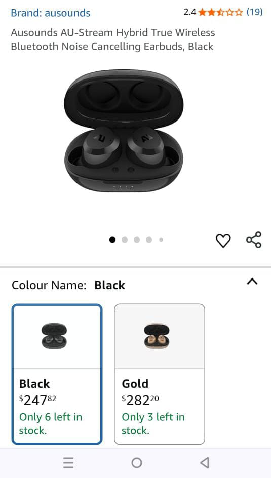 Ausounds USA original  wireless earbuds