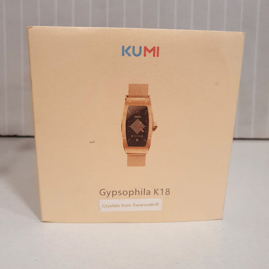K 18 svarovski original crystals branded smart watch