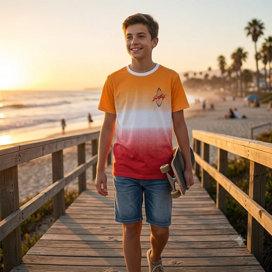 Kids Shirt Red and Orange, 281250
