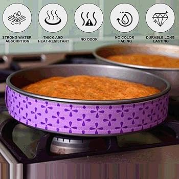 Bake Even Cake Pan Damping Set Of 4