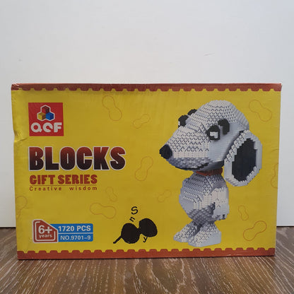 QCF 3d Puzzle Blocks Snoopy 1720 Pcs