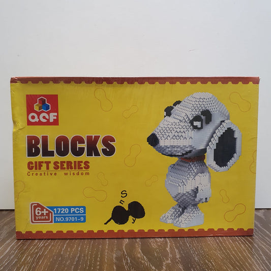 QCF 3d Puzzle Blocks Snoopy 1720 Pcs