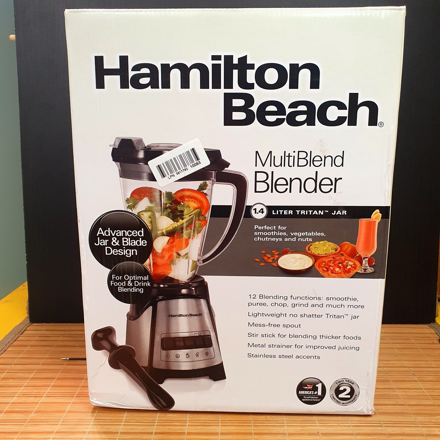 Hamilton Beach Smoothie 10-Speed Blender (black)