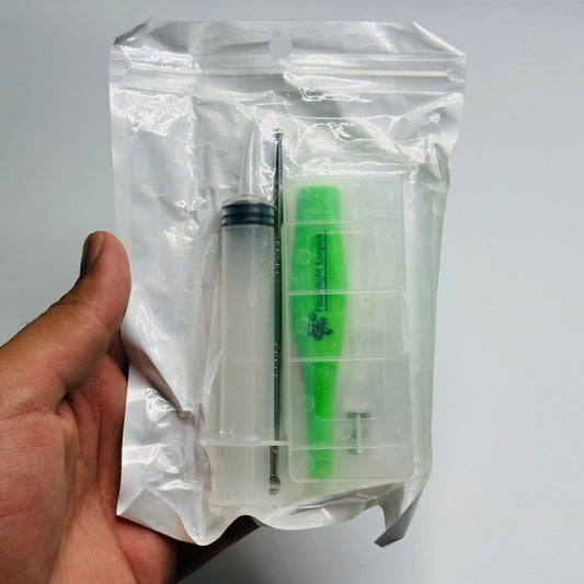 LED tonsil stone removal tools with 3 applicator