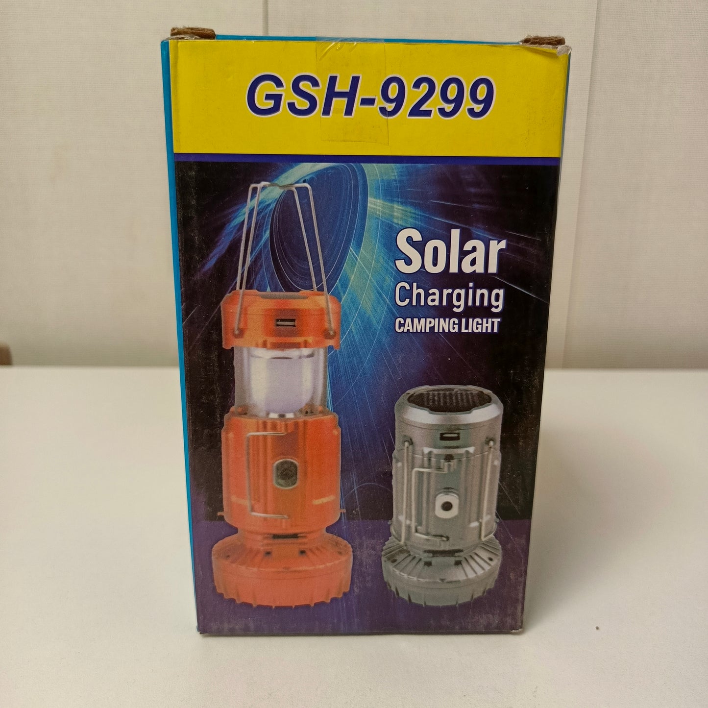 Solar Rechargable Fan + Light GSH 9299