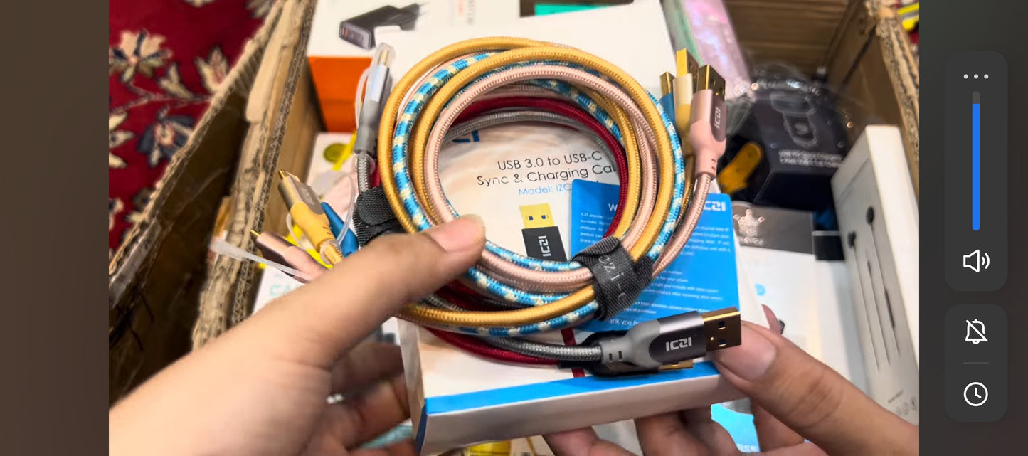 USB 3.0 To Usb C Sync & Charging Cable pack of 5