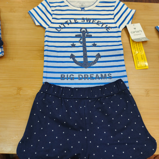 Carters 2 piece girls set