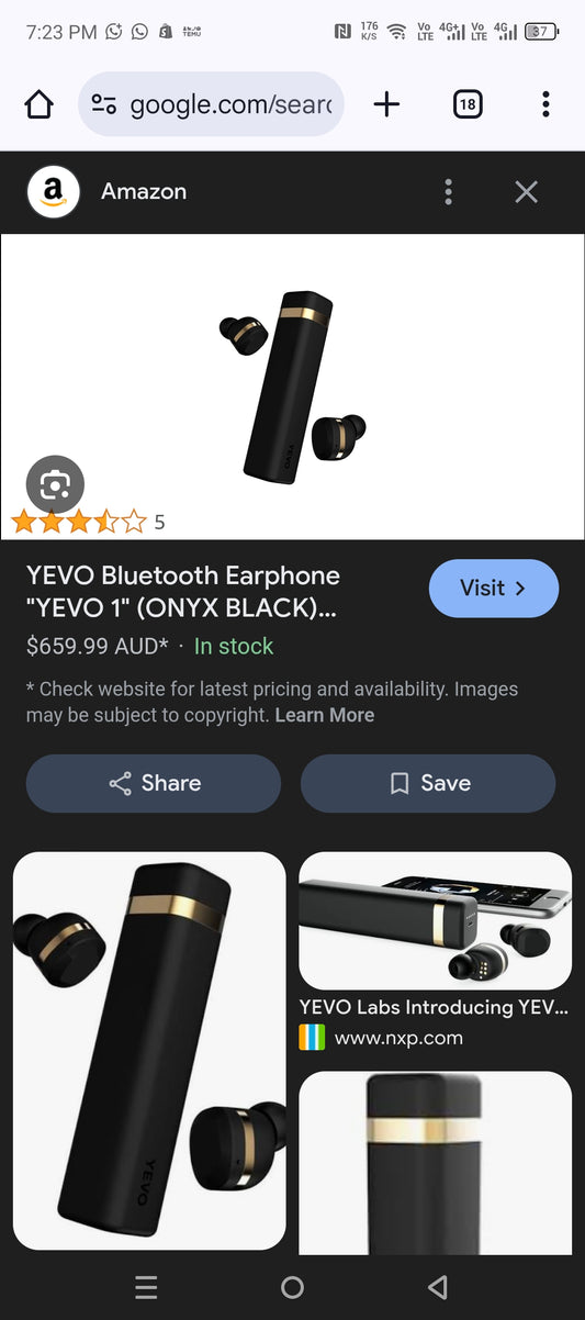 Yevo original branded ear Buds, 76350