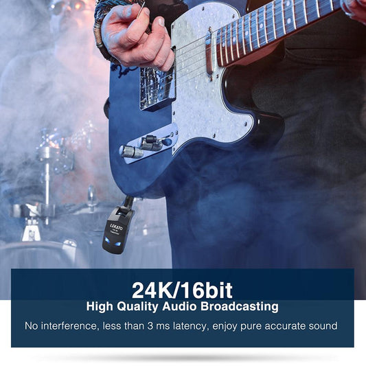 Wireless Guitar Audio Transmitter Receiver